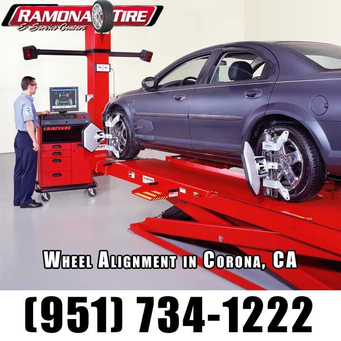 Wheel Alignment in Corona, CA Ramona Tire & Automotive Service Centers